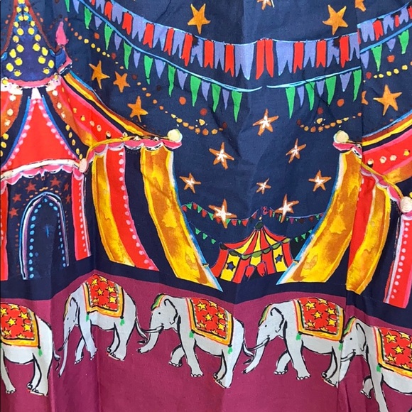 ModCloth Cotton Skirt with Pockets Circus - Picture 3 of 4